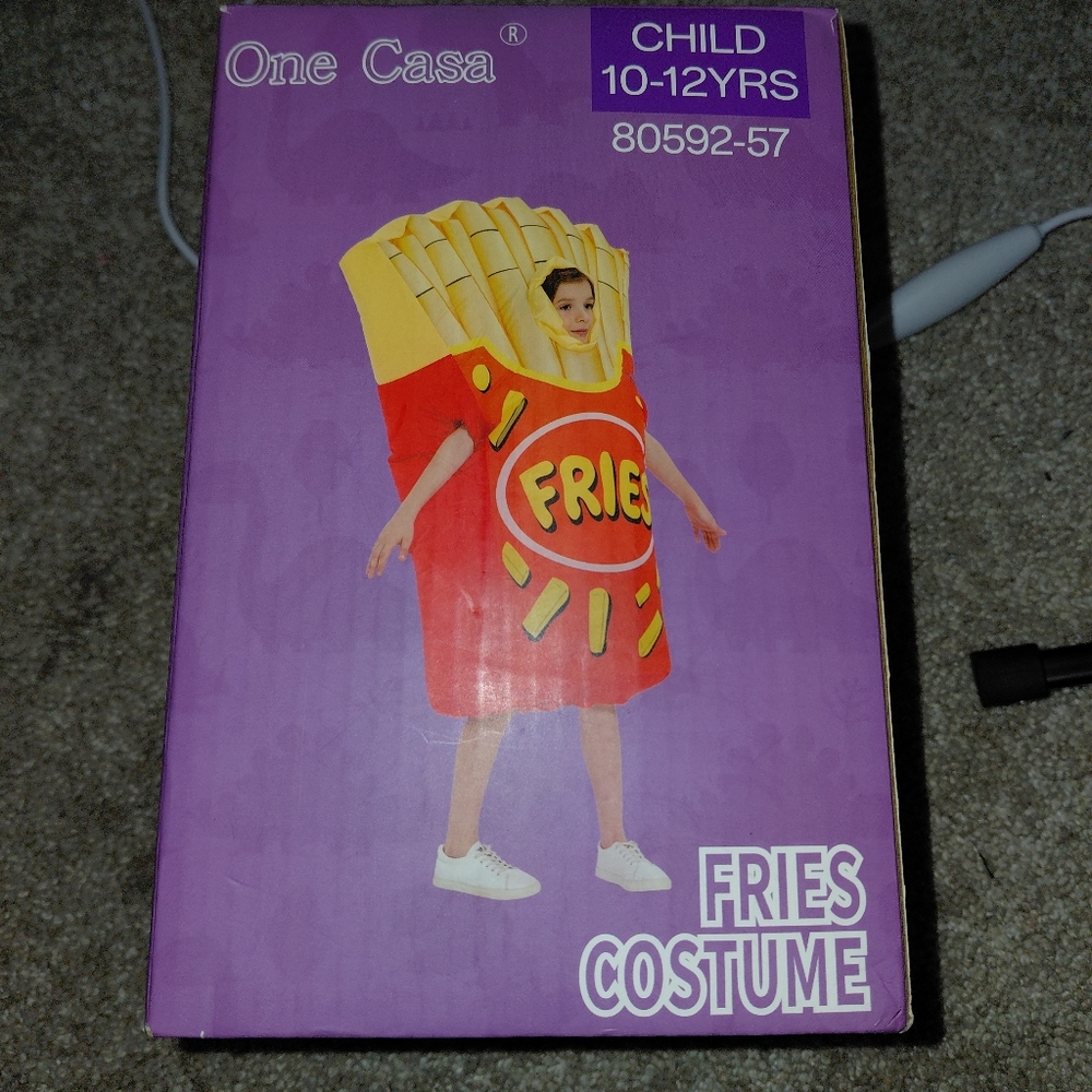 Kids Fries Costume - Red and Yellow
